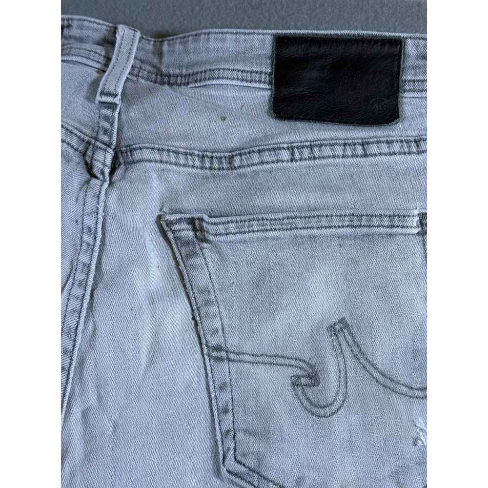 AG Adriano Goldschmied Jeans Mens 32x26 Light Gray Everett Slim‎ Straight Denim
